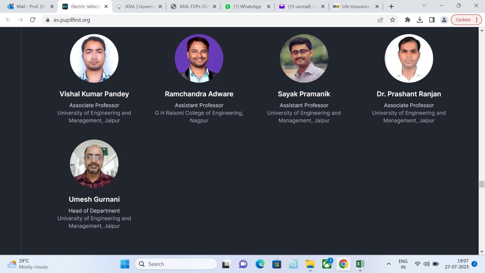 University of Engineering & Management (UEM), JAIPUR is the first and